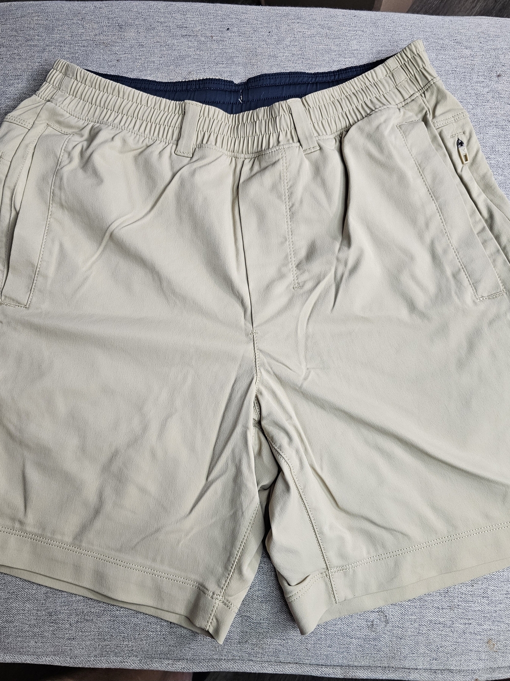 Birddogs Men's Light Khaki Hybrid Performance Shorts